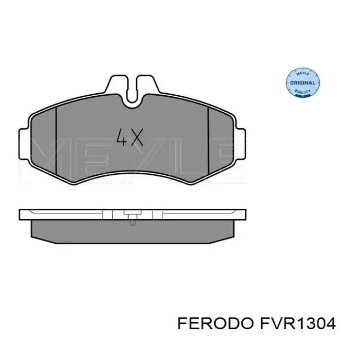 Купить FVR1304 Ferodo Колодки тормозные