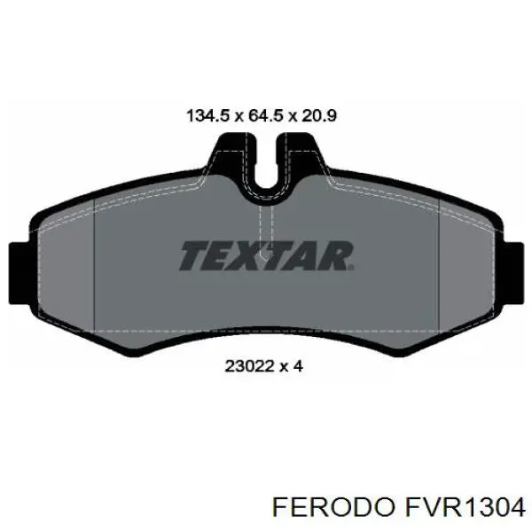 FVR1304 Ferodo Колодки передние