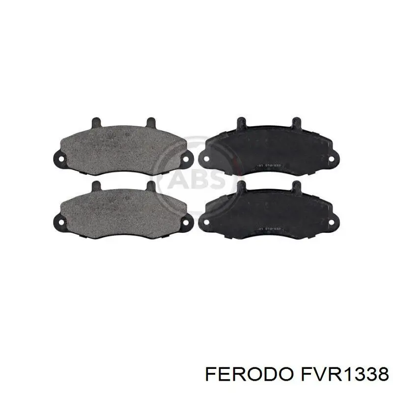 FVR1338 Ferodo колодки тормозные передние дисковые