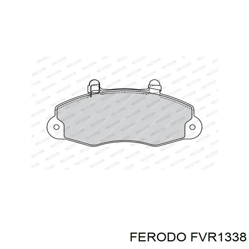 Pastillas de freno delanteras FVR1338 Ferodo