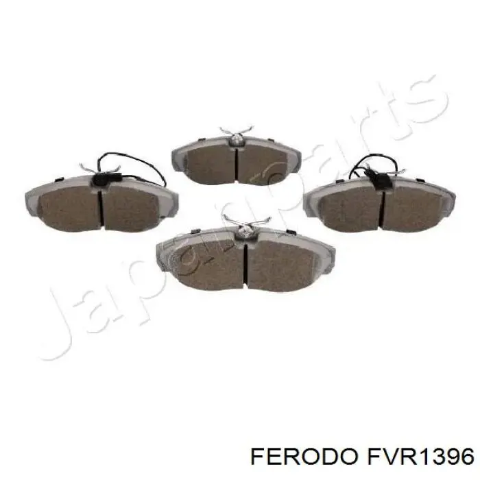 FVR1396 Ferodo колодки тормозные передние дисковые