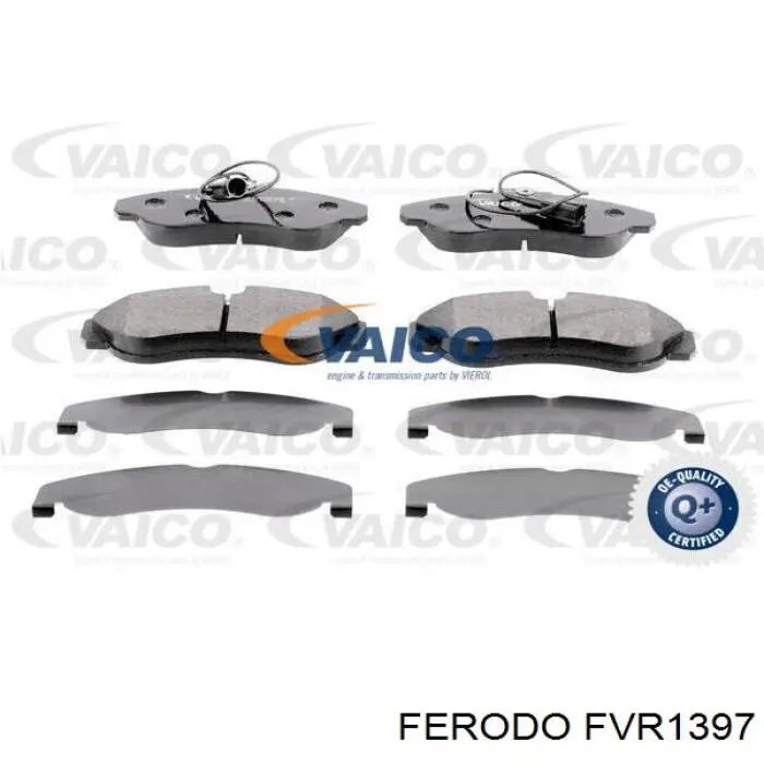 FVR1397 Ferodo колодки тормозные передние дисковые