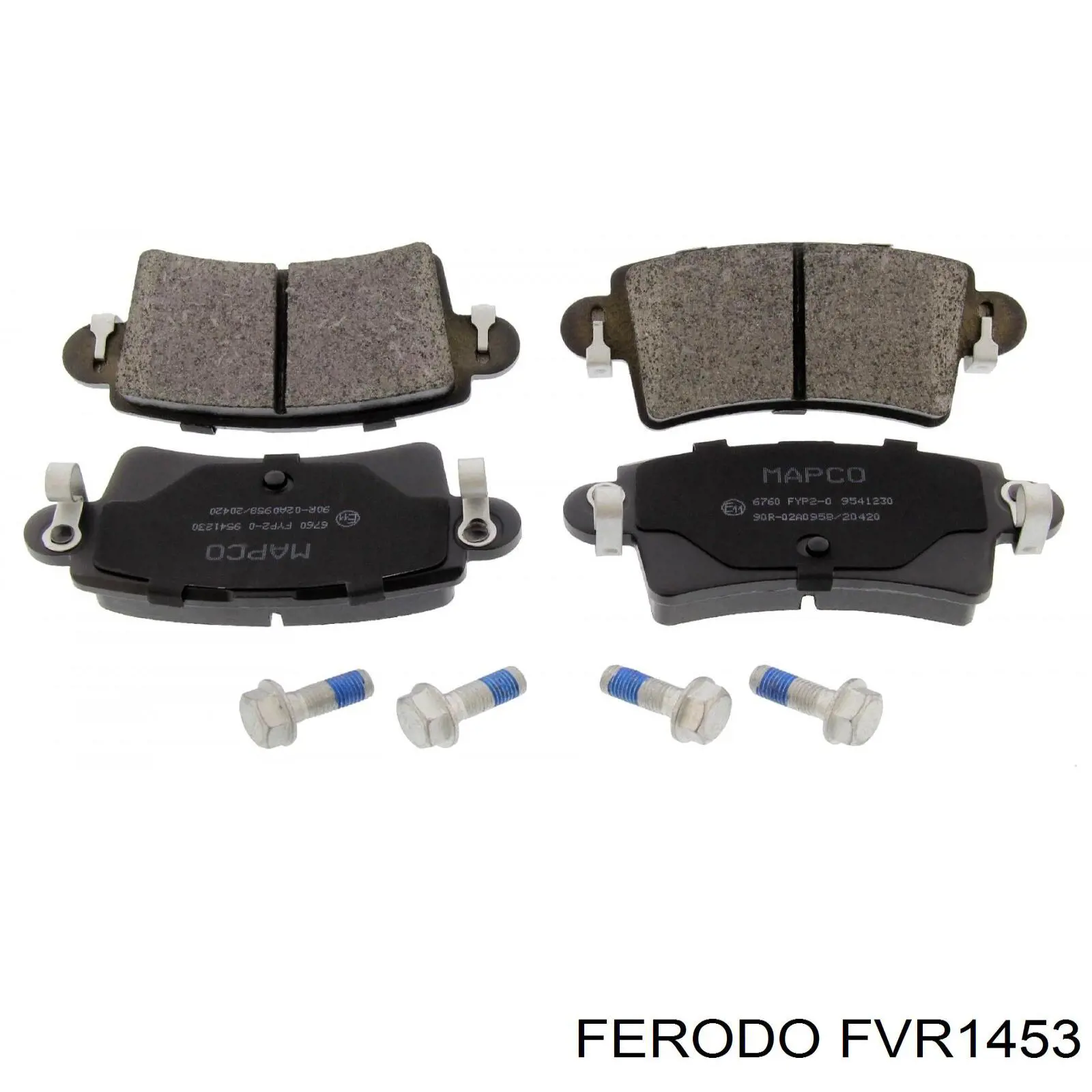Купить FVR1453 Ferodo Колодки тормозные задние, дисковые
