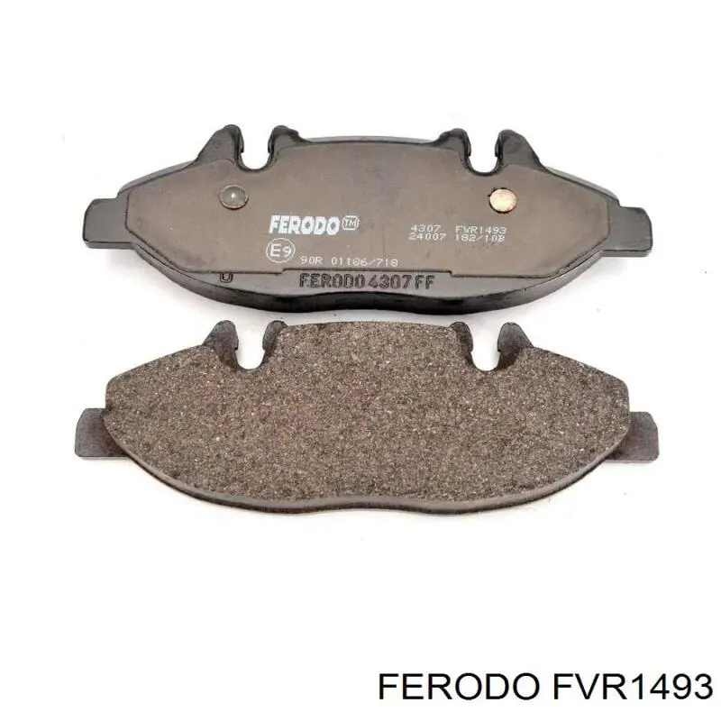 FVR1493 Ferodo передние тормозные колодки