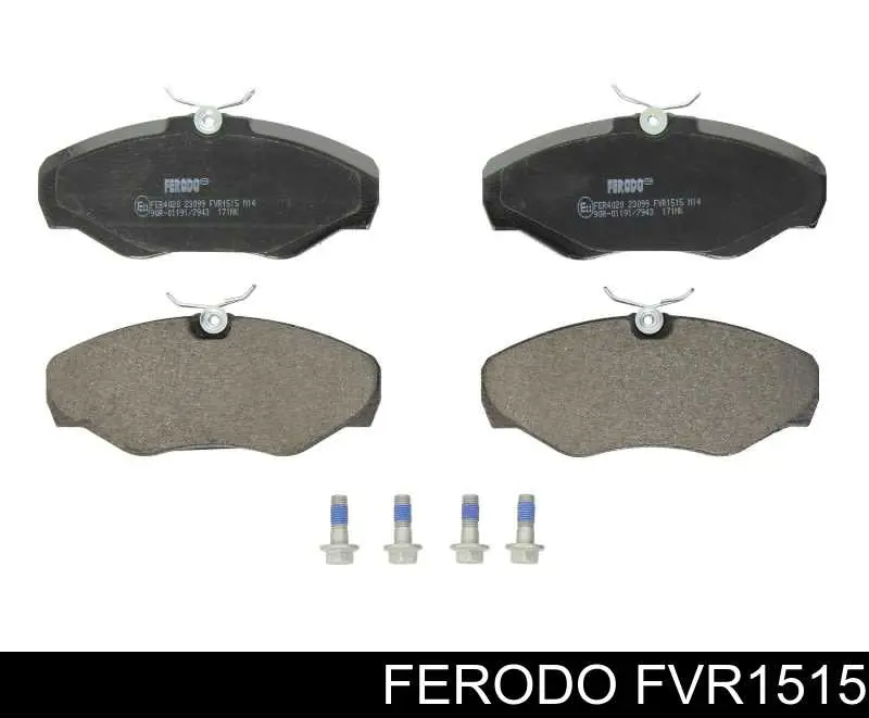 FVR1515 Ferodo колодки тормозные передние дисковые