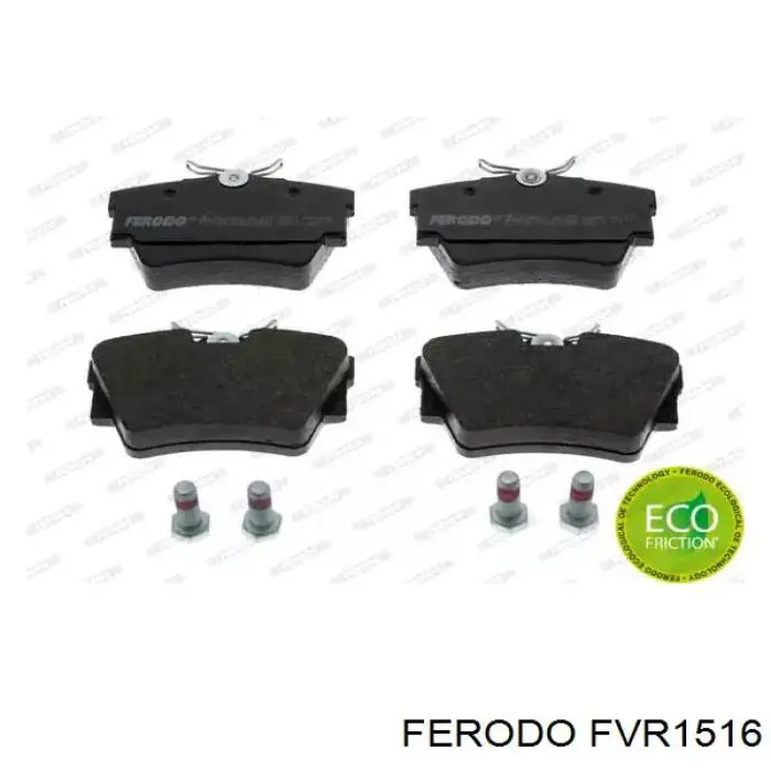 Pastillas de freno traseras FVR1516 Ferodo