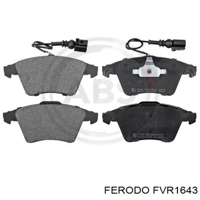 Передние тормозные колодки FVR1643 Ferodo