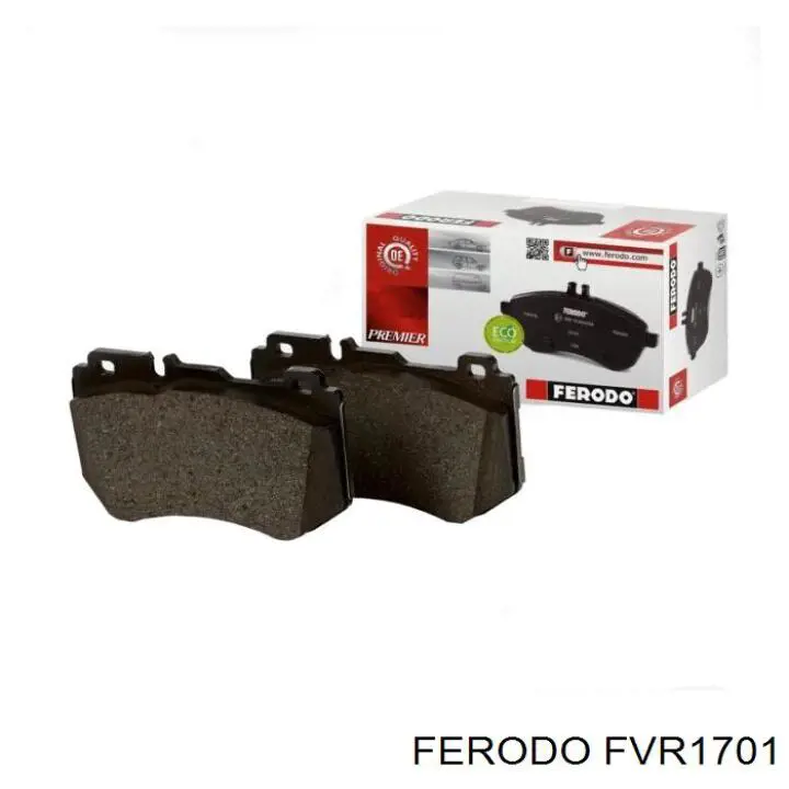 Передние тормозные колодки FVR1701 Ferodo