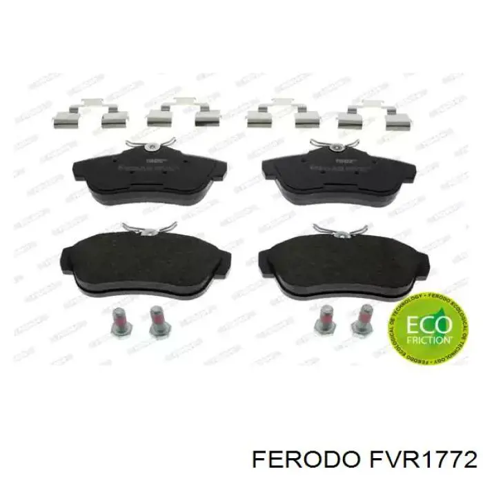 Задние тормозные колодки FVR1772 Ferodo