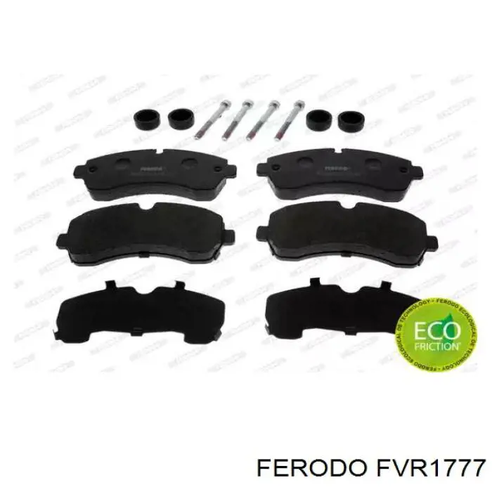 FVR1777 Ferodo колодки тормозные передние дисковые