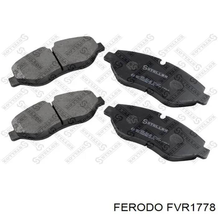 Передние тормозные колодки FVR1778 Ferodo