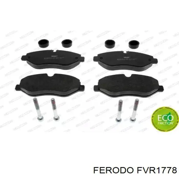 Pastillas de freno delanteras FVR1778 Ferodo
