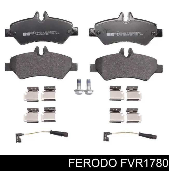 FVR1780 Ferodo Колодки тормозные дисковые комплект