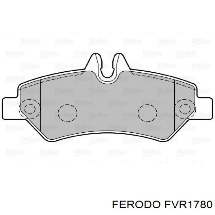 Купить FVR1780 Ferodo Колодки тормозные задние, дисковые
