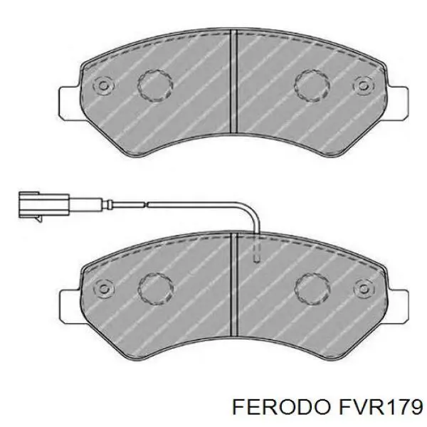 FVR179 Ferodo Колодки передние
