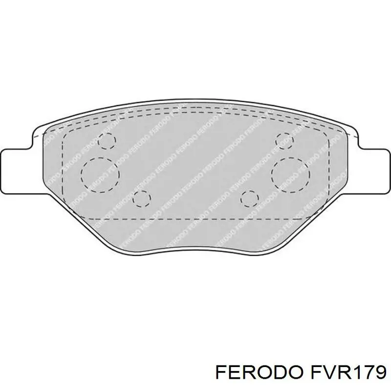 Купить FVR179 Ferodo Колодки тормозные
