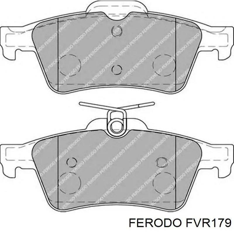 Колодки Ferodo FVR179 цена, от 16.83 USD