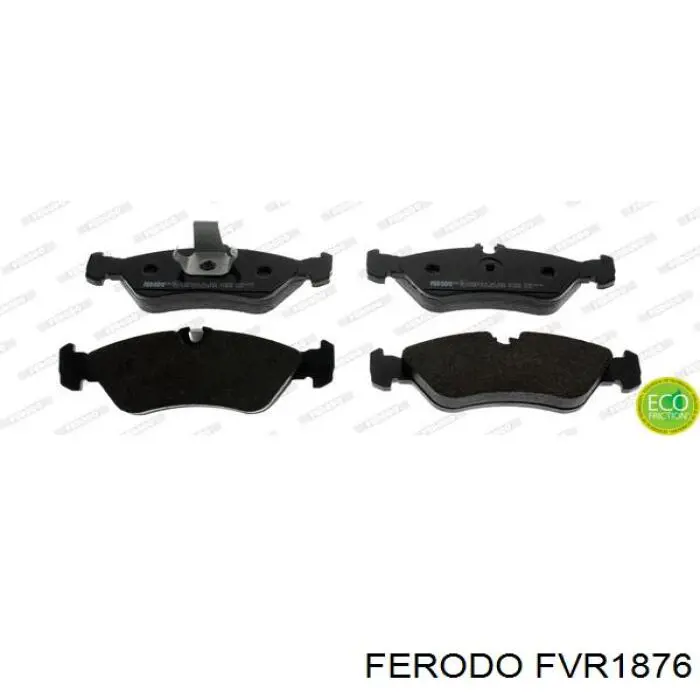 Колодки тормозные задние дисковые Ferodo FVR1876