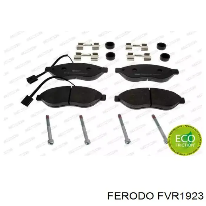 FVR1923 Ferodo колодки тормозные передние дисковые