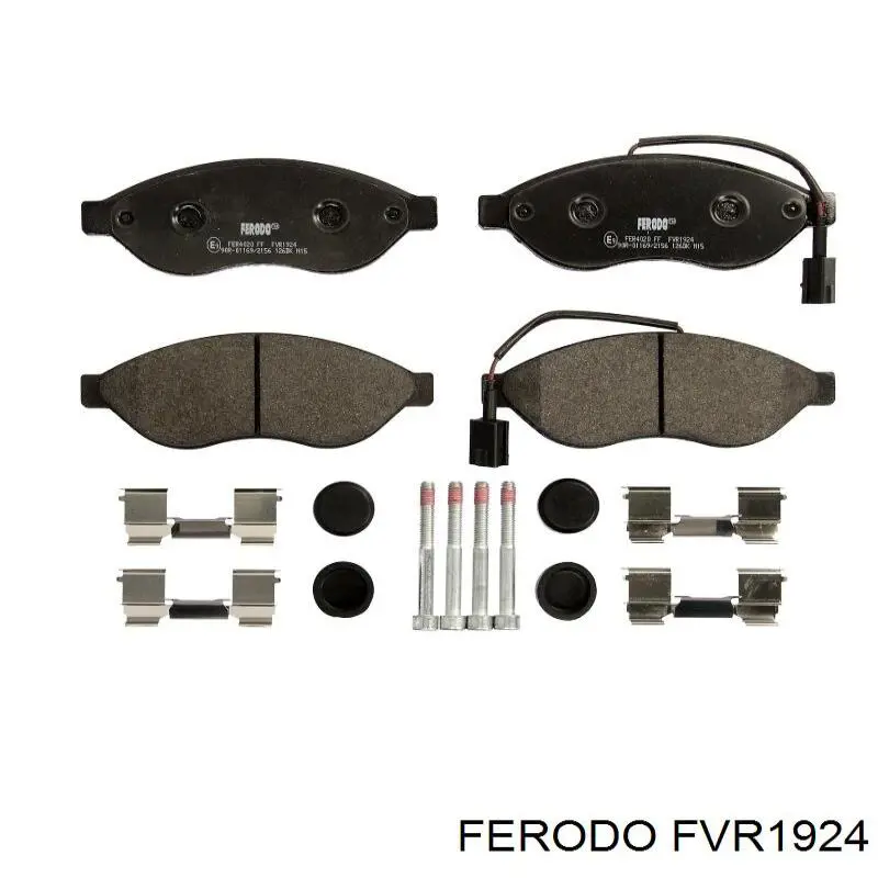 Колодки Ferodo FVR1924 цена, от 51.95 USD
