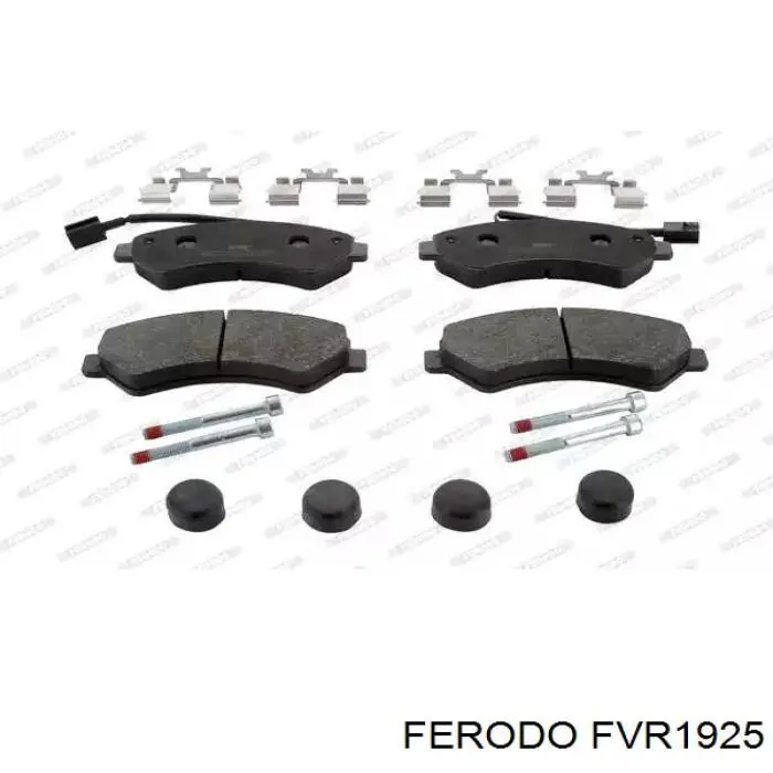 FVR1925 Ferodo колодки тормозные передние дисковые