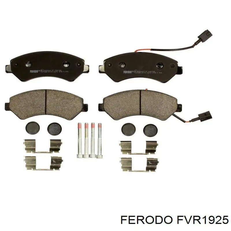 Купить FVR1925 Ferodo Колодки тормозные