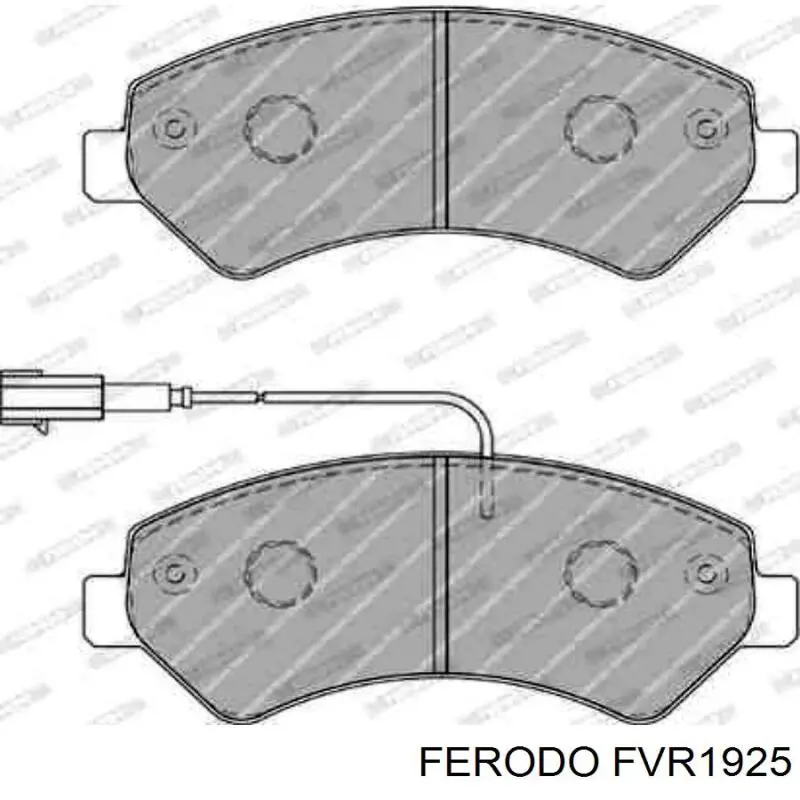 Передние тормозные колодки FVR1925 Ferodo