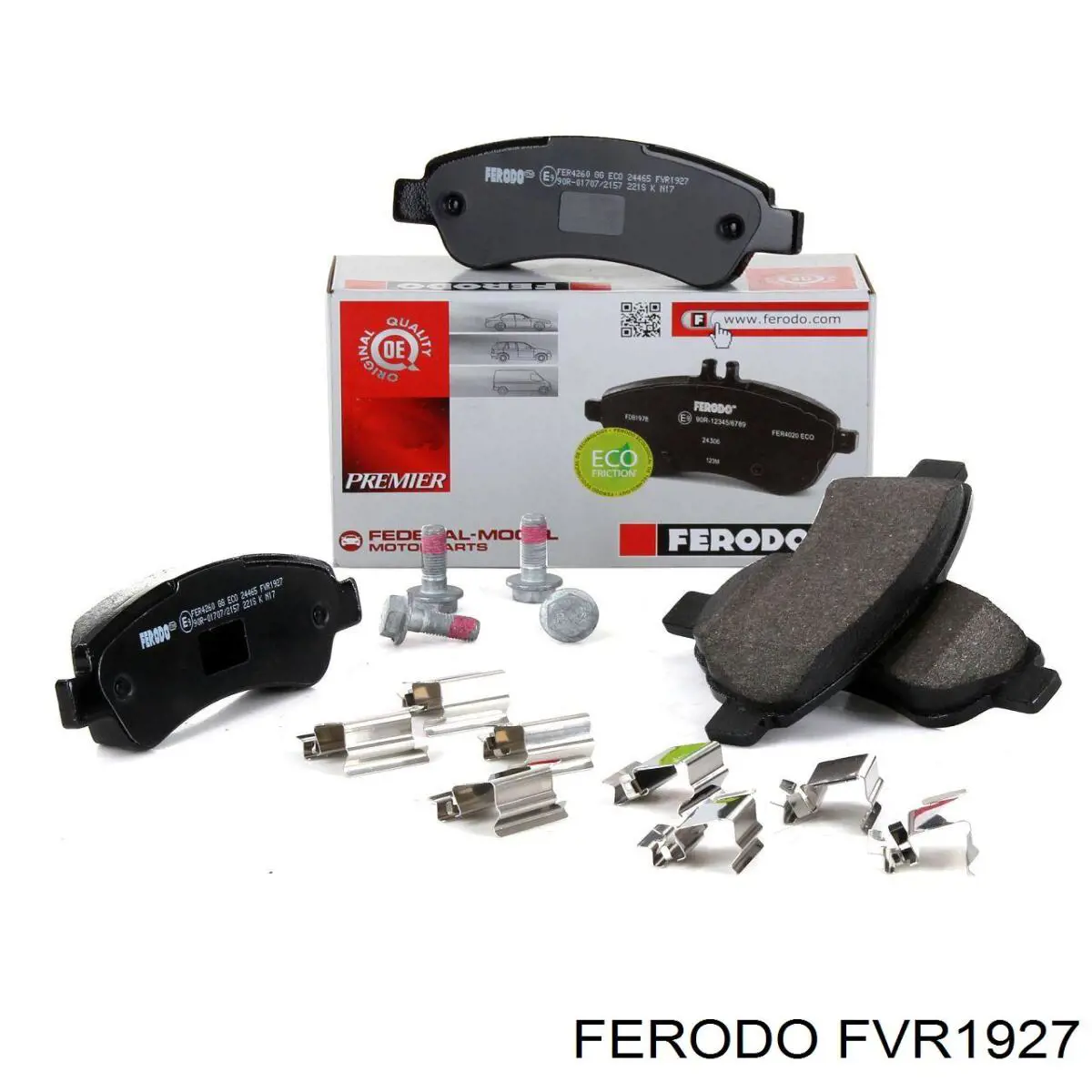 Купить FVR1927 Ferodo Колодки тормозные задние, дисковые