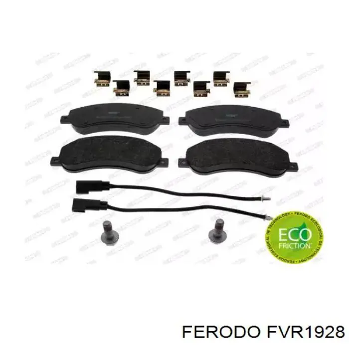 FVR1928 Ferodo колодки тормозные передние дисковые