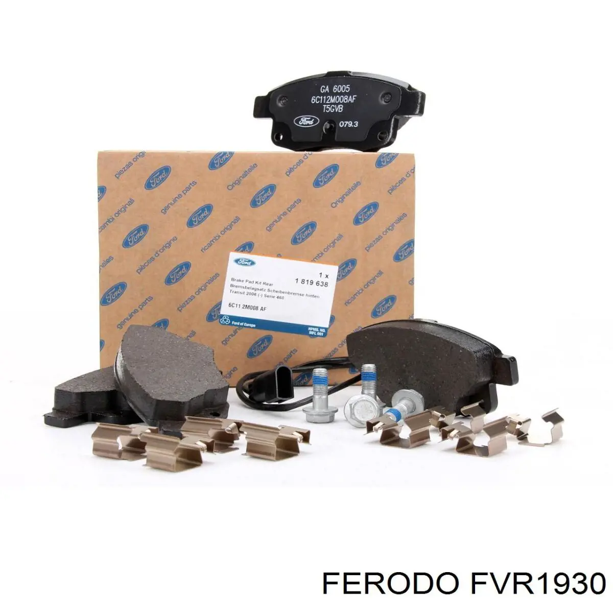 Задние тормозные колодки FVR1930 Ferodo