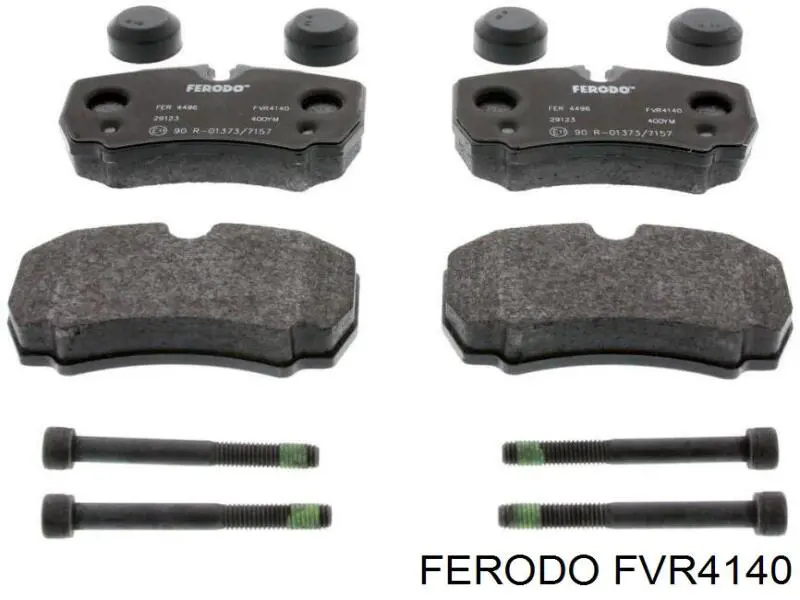 FVR4140 Ferodo колодки тормозные задние дисковые