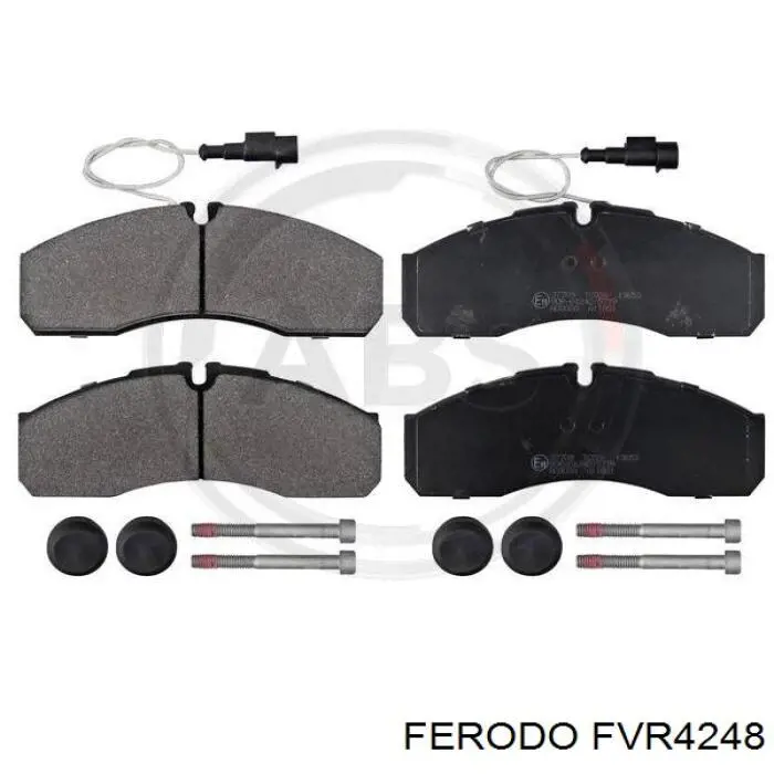 Pastillas de freno delanteras FVR4248 Ferodo