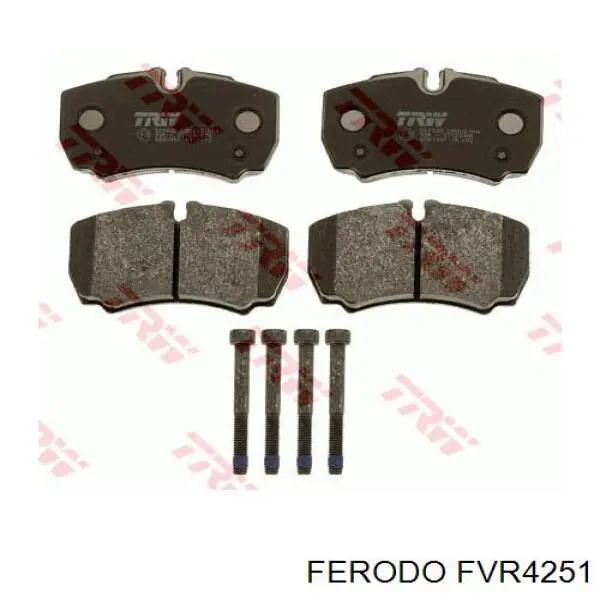 Купить FVR4251 Ferodo Колодки тормозные задние, дисковые