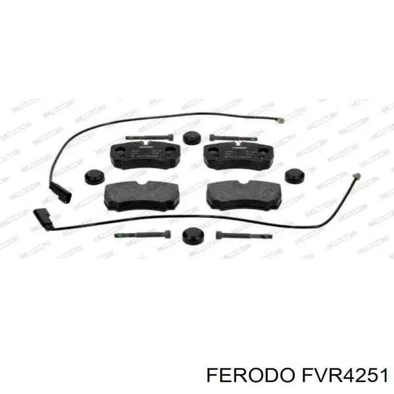 FVR4251 Ferodo колодки тормозные задние дисковые