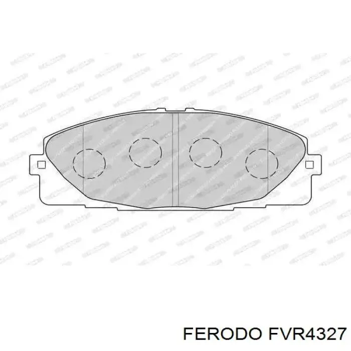 FVR4327 Ferodo колодки тормозные передние дисковые