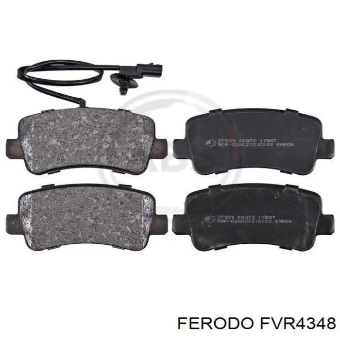 Купить FVR4348 Ferodo Колодки тормозные задние, дисковые