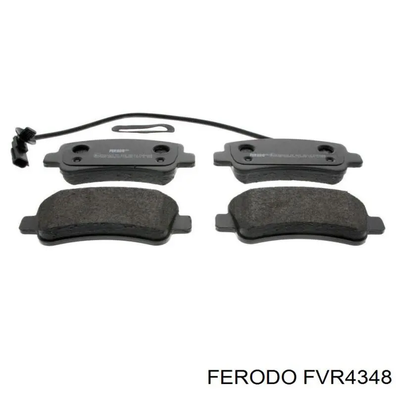 Pastillas de freno traseras FVR4348 Ferodo