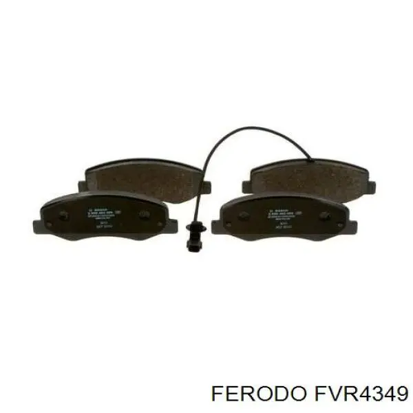 Колодки дисковые  Ferodo FVR4349 цена, от 34.26 USD