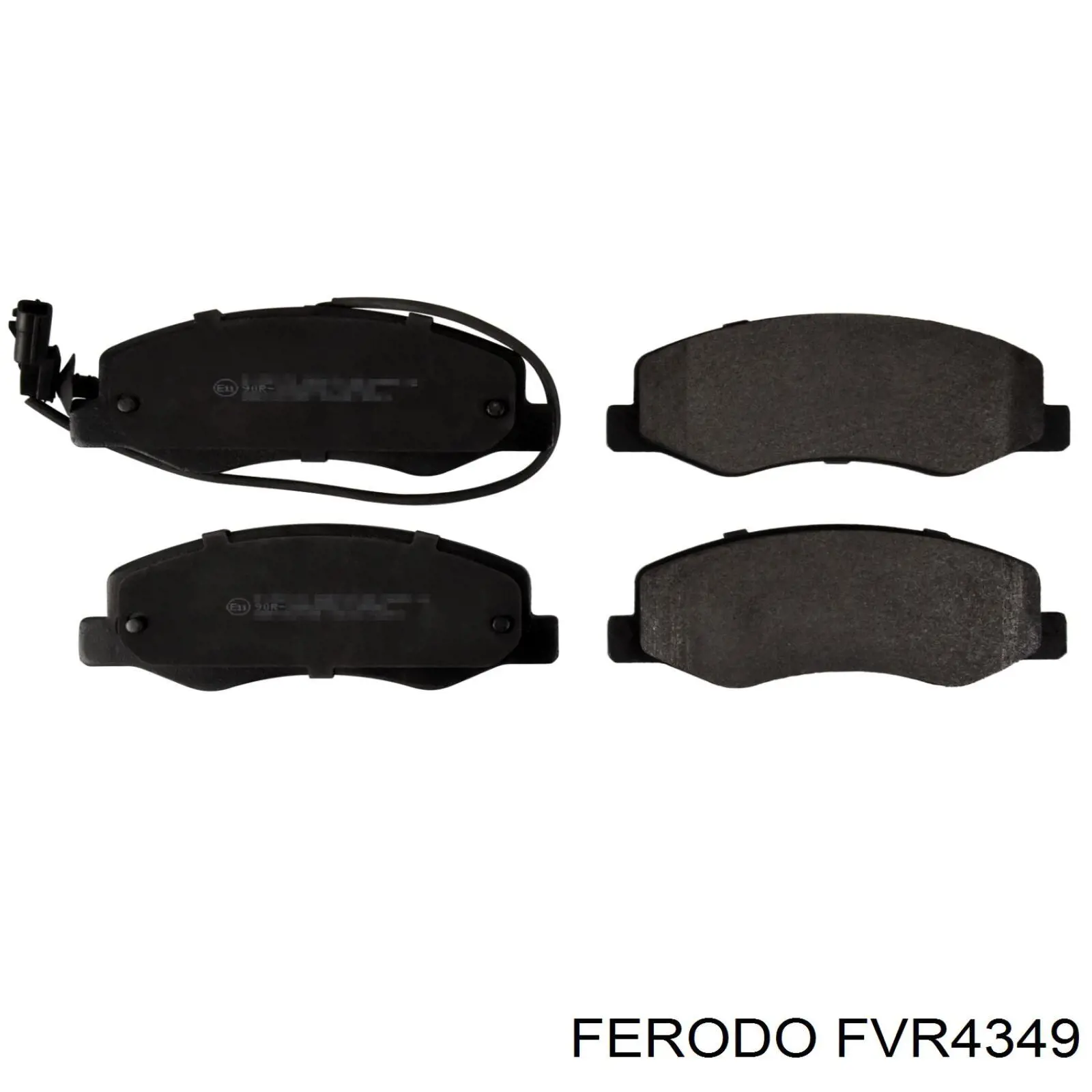 Задние тормозные колодки FVR4349 Ferodo