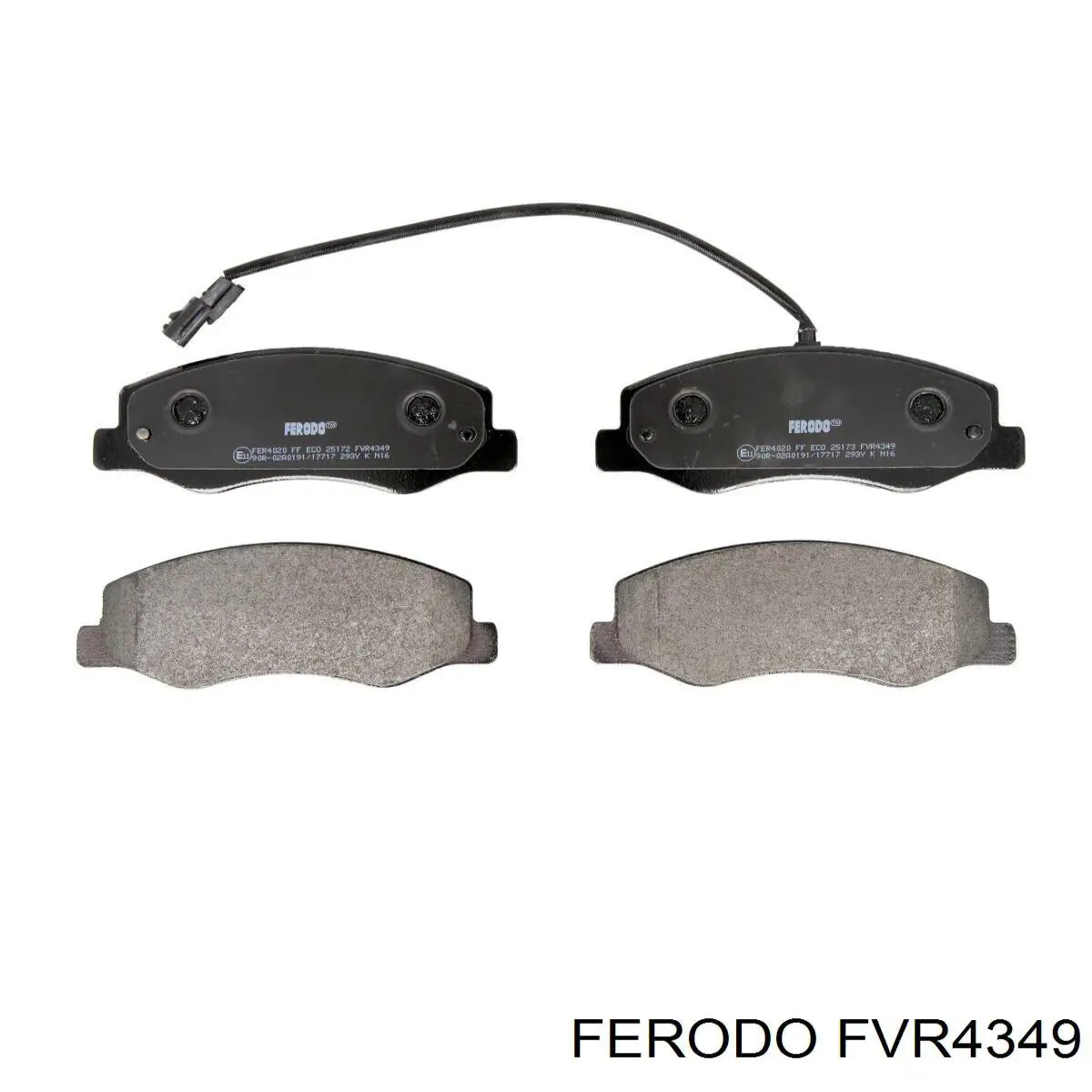 Pastillas de freno traseras FVR4349 Ferodo
