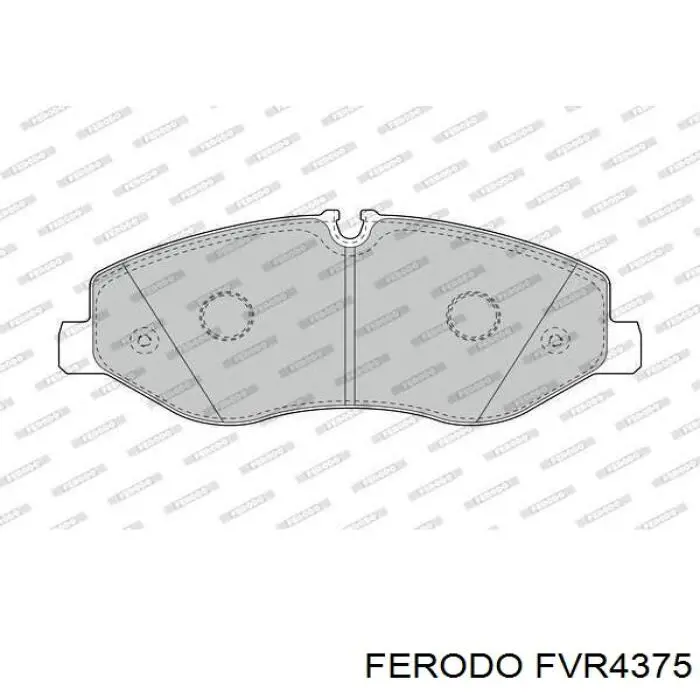 Передние тормозные колодки FVR4375 Ferodo