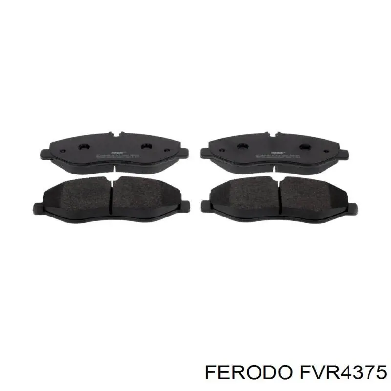 Pastillas de freno delanteras FVR4375 Ferodo