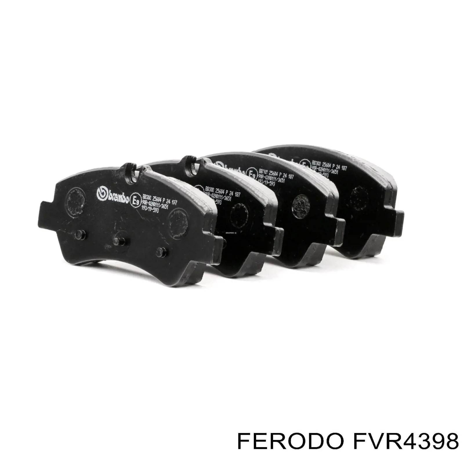 Купить FVR4398 Ferodo Колодки тормозные задние, дисковые