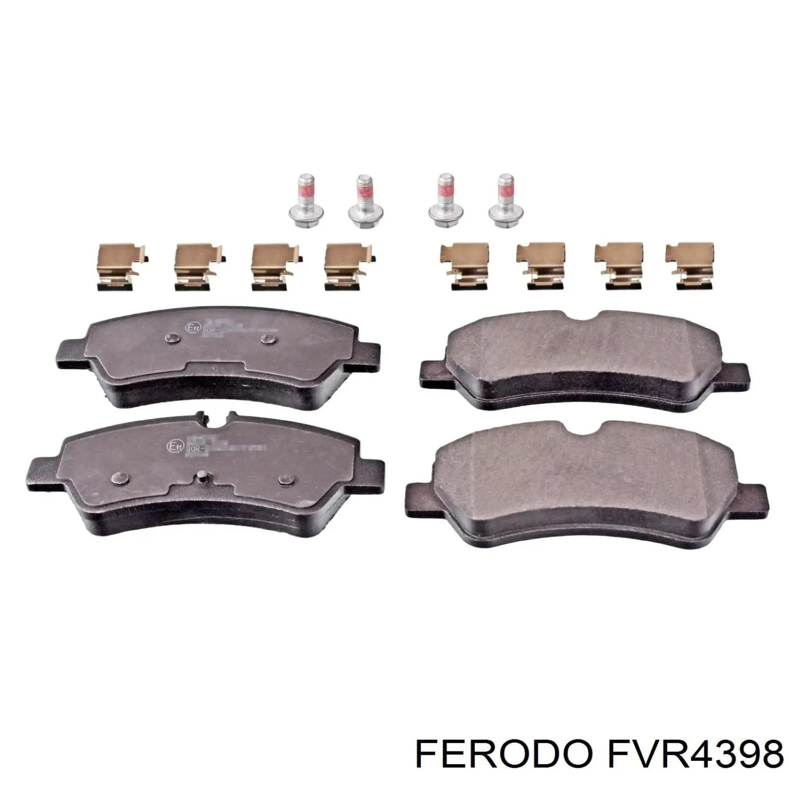 Pastillas de freno traseras FVR4398 Ferodo