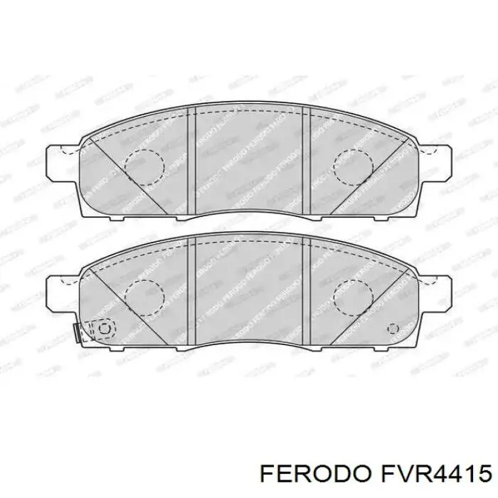 Передние тормозные колодки FVR4415 Ferodo