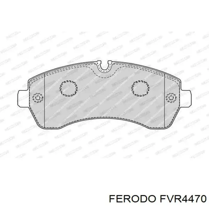 Передние тормозные колодки FVR4470 Ferodo