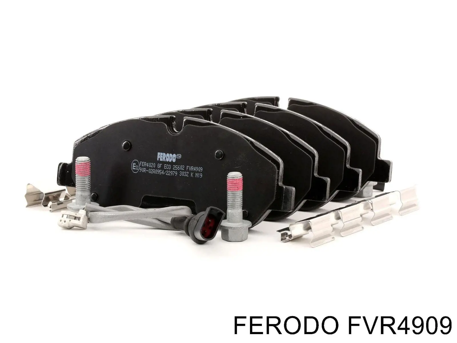 Pastillas de freno delanteras FVR4909 Ferodo