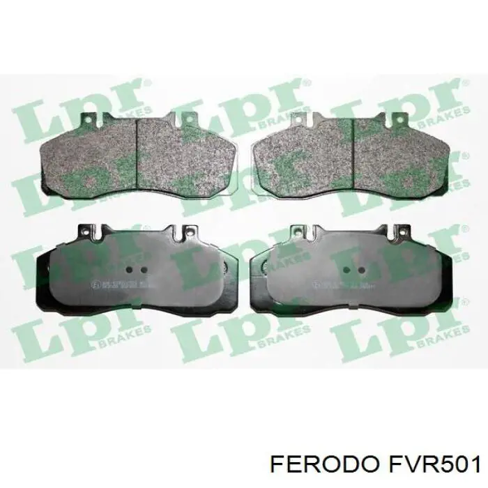 Pastillas de freno traseras FVR501 Ferodo
