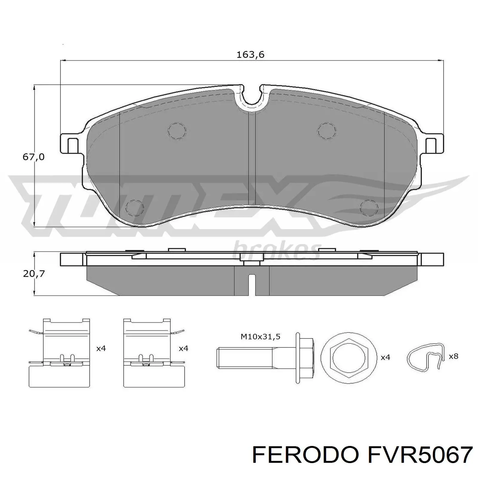 FVR5067 Ferodo