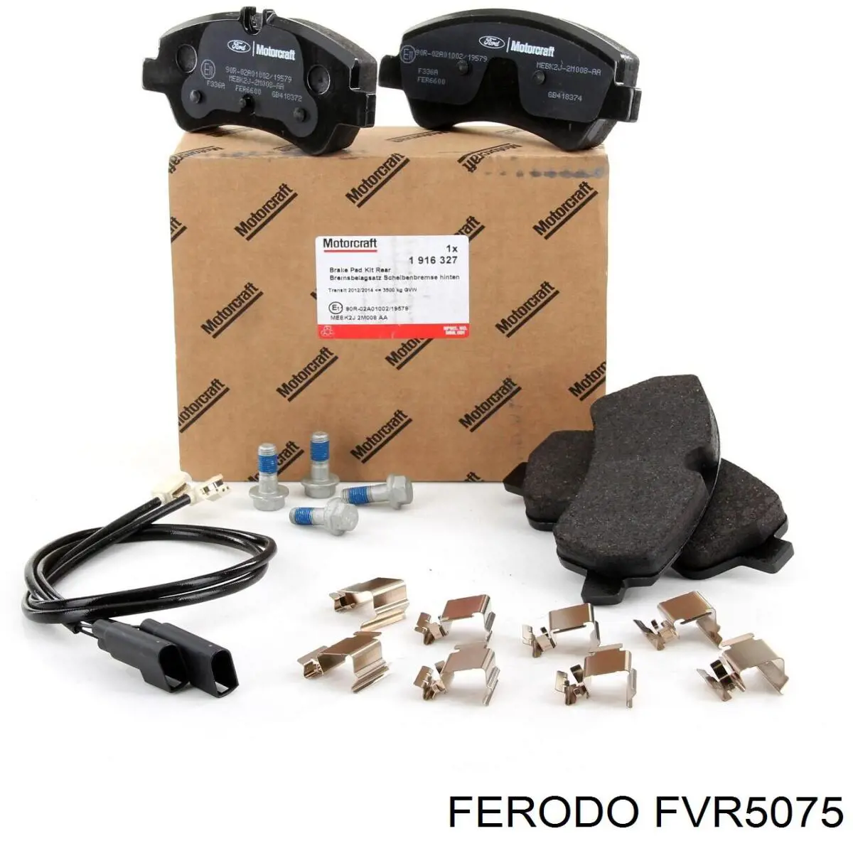Колодки дисковые  Ferodo FVR5075 цена, от 34.57 USD